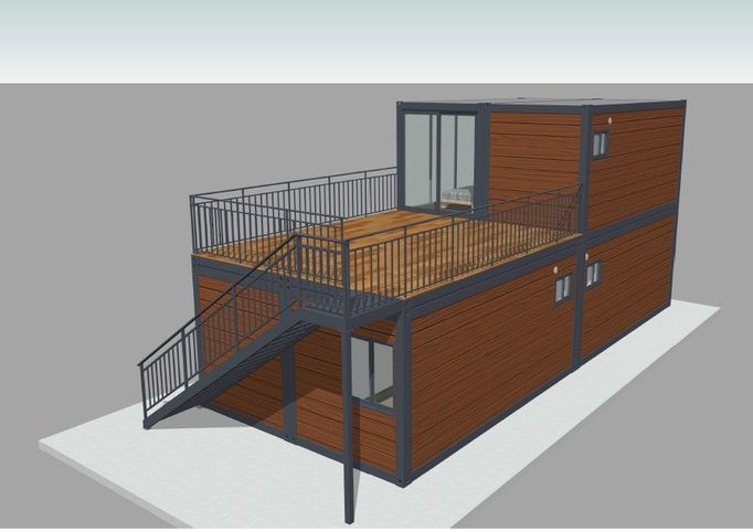 Modular home detail
